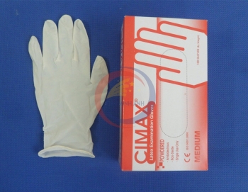 Găng tay cao su y tế cimax