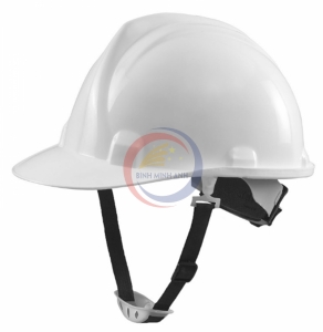Mũ bảo hộ Thùy Dương có núm MS-307, màu trắng