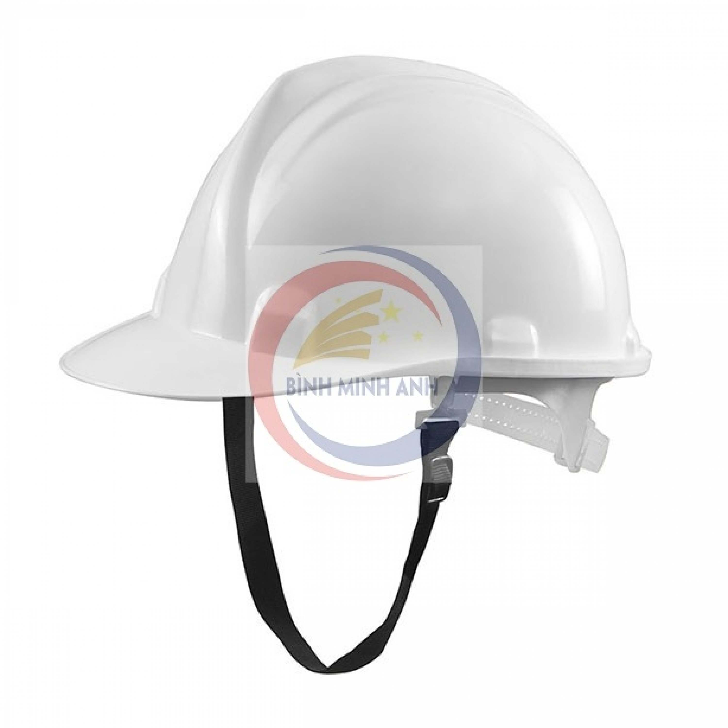 Mũ bảo hộ thùy Dương không núm màu trắng vặn MS-10